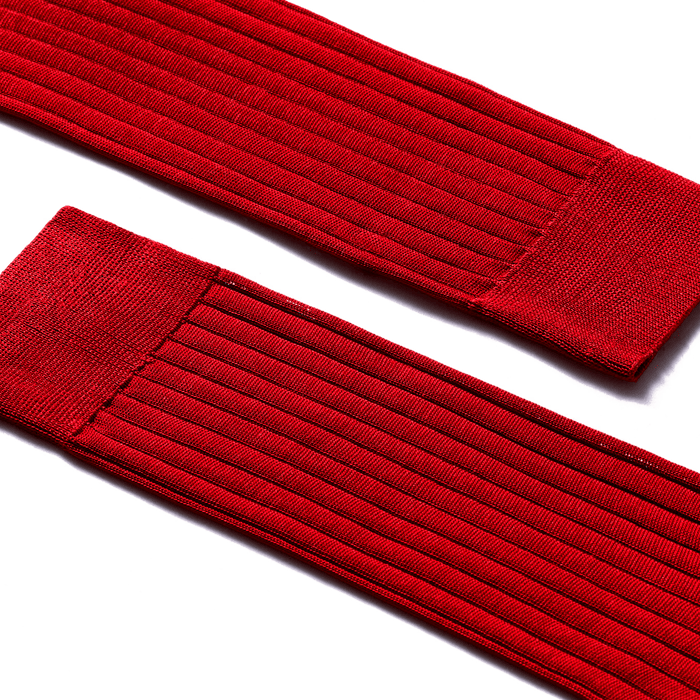 J.m. Weston Chaussettes Fil D'Ecosse Courtes Coton Rouge