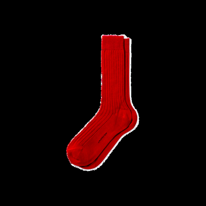 J.m. Weston Chaussettes Fil D'Ecosse Courtes Coton Rouge