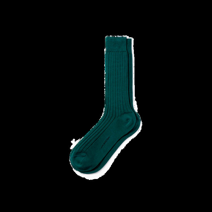 j.m. weston Chaussettes Fil d'Ecosse courtes Coton vert sapin