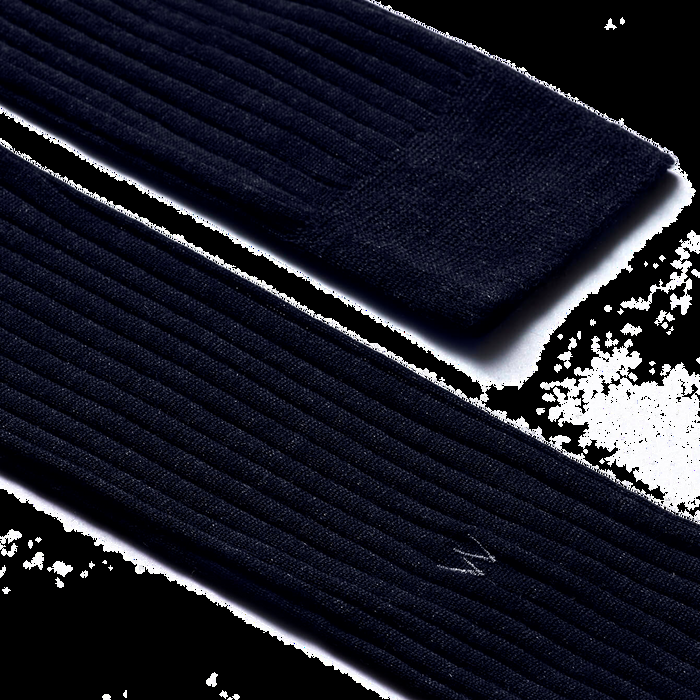 J.m. Weston Chaussettes Laine 80% Courtes Laine Bleu Marine