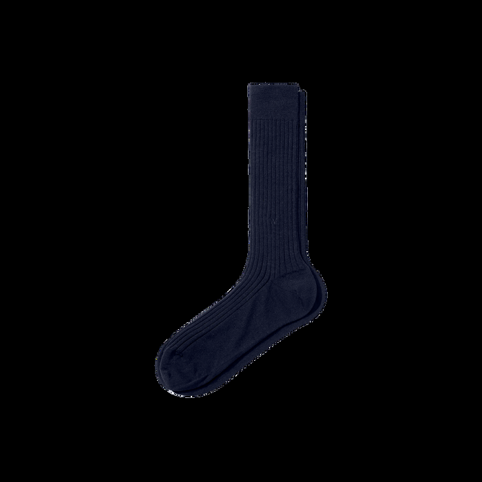 j.m. weston Chaussettes Laine 80% Courtes Laine bleu marine