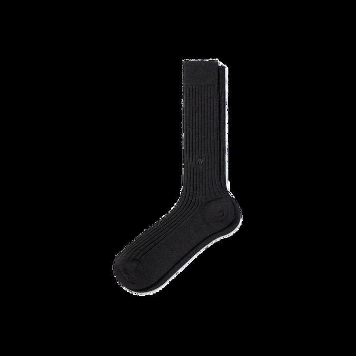 j.m. weston Chaussettes Laine 80% Courtes Laine gris anthracite