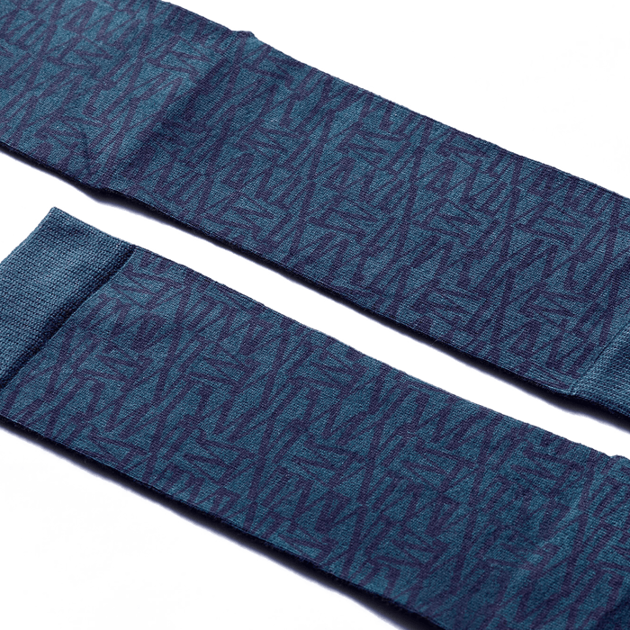 J.m. Weston Chaussettes Monogramme Courtes Polyester Bleu Jean