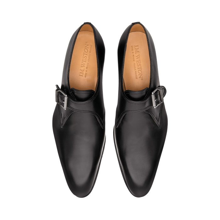 J.m. Weston Derby Boucle Flore Homme En Cuir Lisse Noir