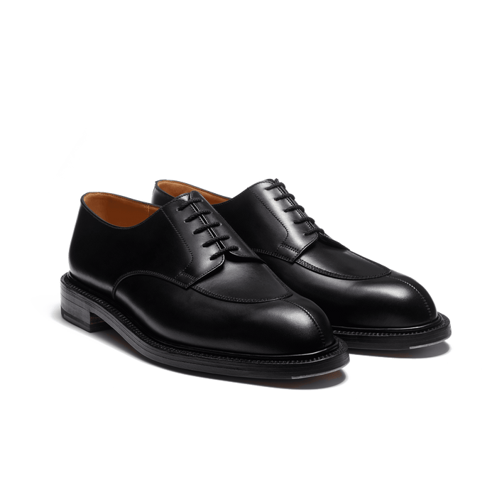 J.m. Weston Derby Demi-chasse Homme En Cuir Lisse Noir