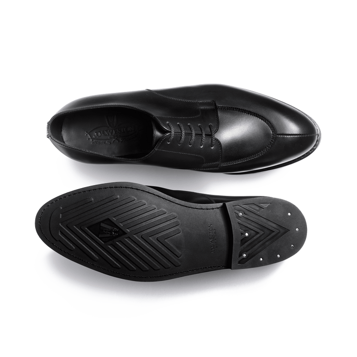 J.m. Weston Derby Demi-chasse Semelle Gomme Homme En Cuir Lisse 0