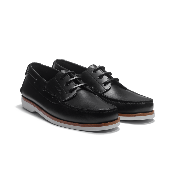 J.m. Weston Derby DoubleVent Homme En Cuir Veau Lisse Déperlant Noir