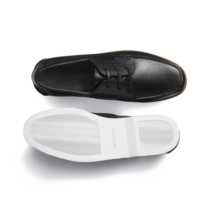 J.m. Weston Derby DoubleVent Homme En Cuir Veau Lisse Déperlant Noir