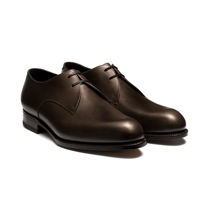 J.m. Weston Derby Edouard Homme En Cuir Lisse Marron