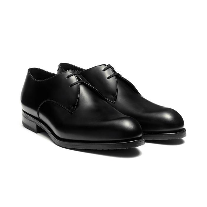 J.m. Weston Derby Edouard Semelle Gomme Homme En Cuir Lisse Noir