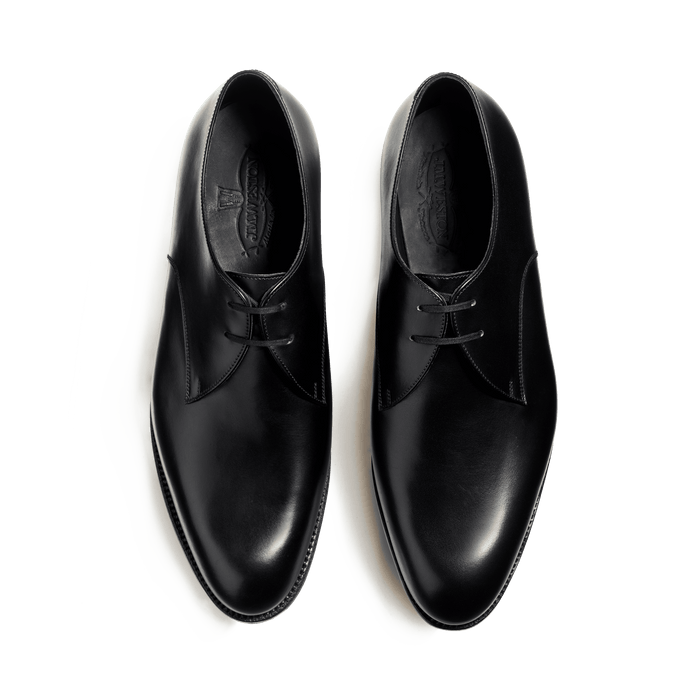 J.m. Weston Derby Edouard Semelle Gomme Homme En Cuir Lisse Noir
