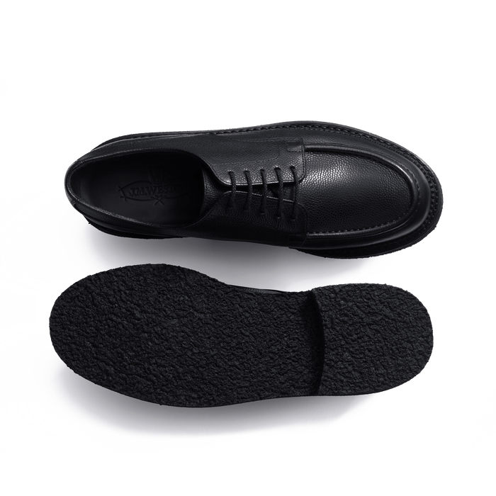 J.m. Weston Derby Golf Eugène Semelle Crêpe Homme En Cuir Grainé Noir