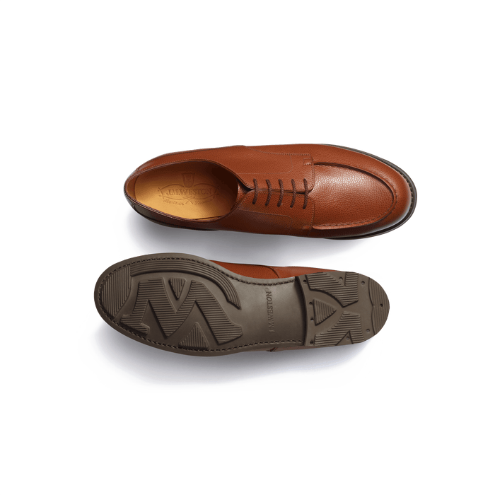 J.m. Weston Derby Golf Homme En Cuir Grain Caviar Bergeronnette