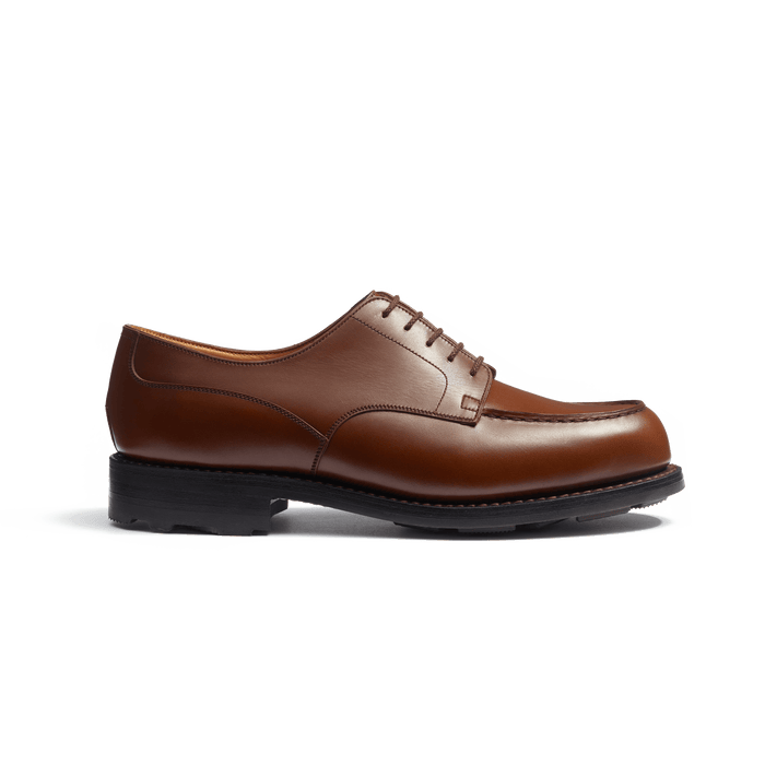 j.m. weston Derby Golf homme en cuir veau box marron bergeronnette