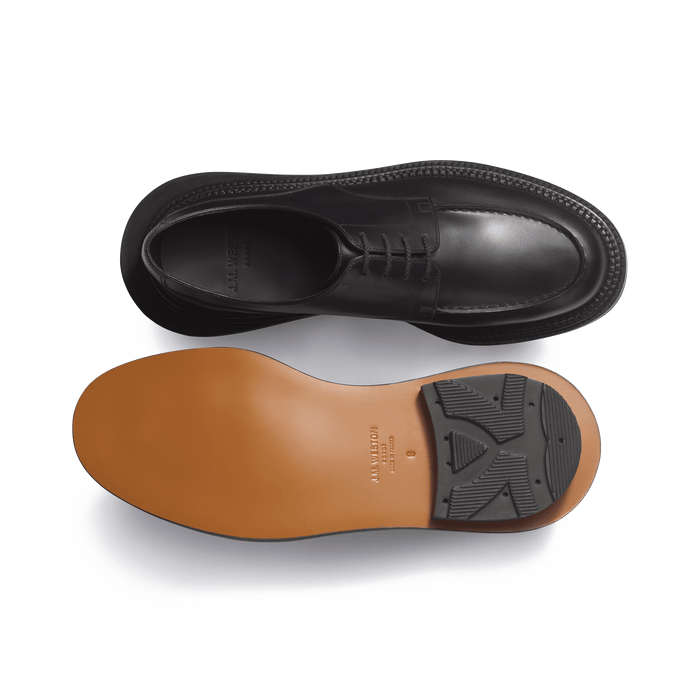 J.m. Weston Derby Golf J.M. Weston X Sacai En Cuir Veau Box Noir