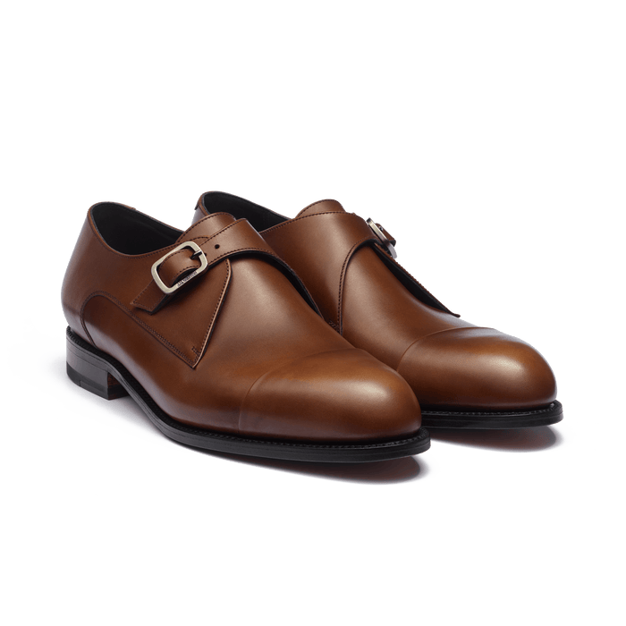 J.m. Weston Derby Simple Boucle Edouard Homme En Cuir Lisse Marron