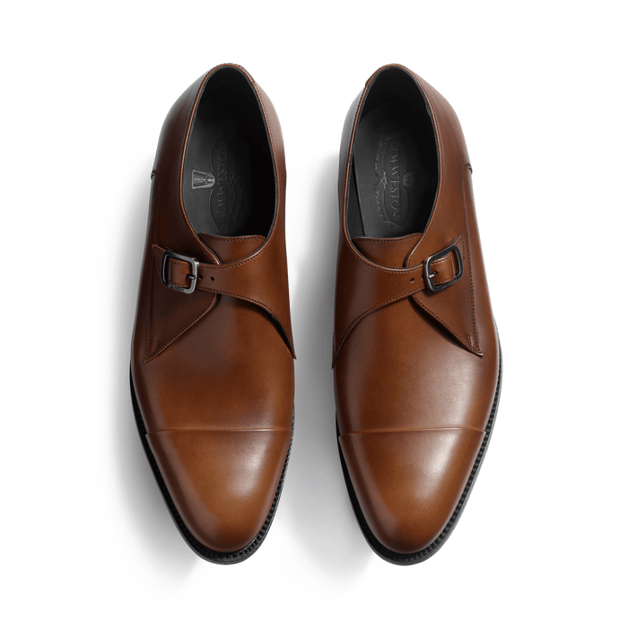 J.m. Weston Derby Simple Boucle Edouard Homme En Cuir Lisse Marron