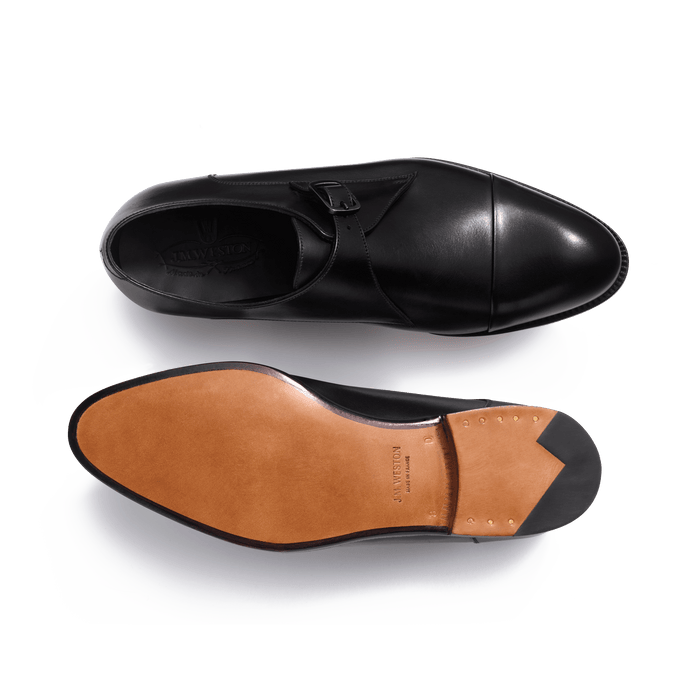 J.m. Weston Derby Simple Boucle Edouard Homme En Cuir Lisse Noir