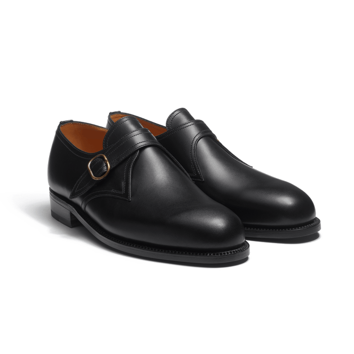 J.m. Weston Derby Simple Boucle Homme En Cuir Veau Box Noir