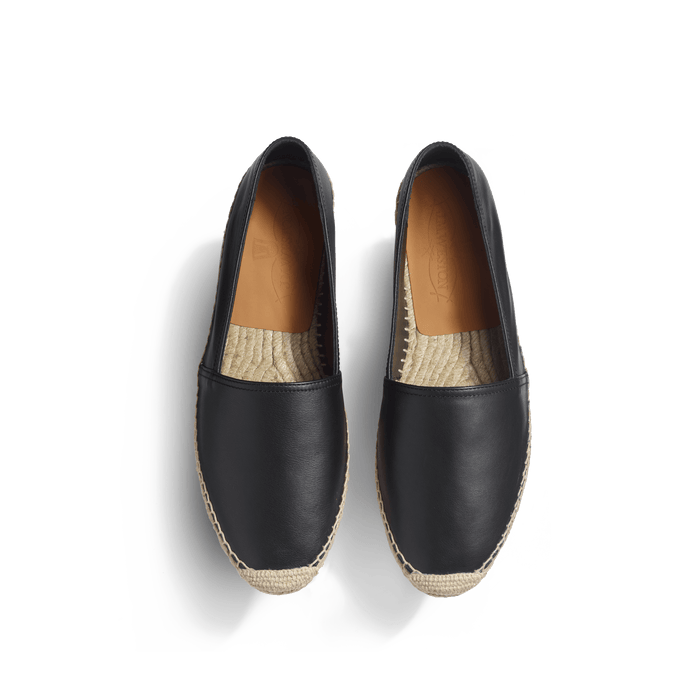 J.m. Weston Espadrille Wait And Sea Femme Cuir Veau Lisse Noir