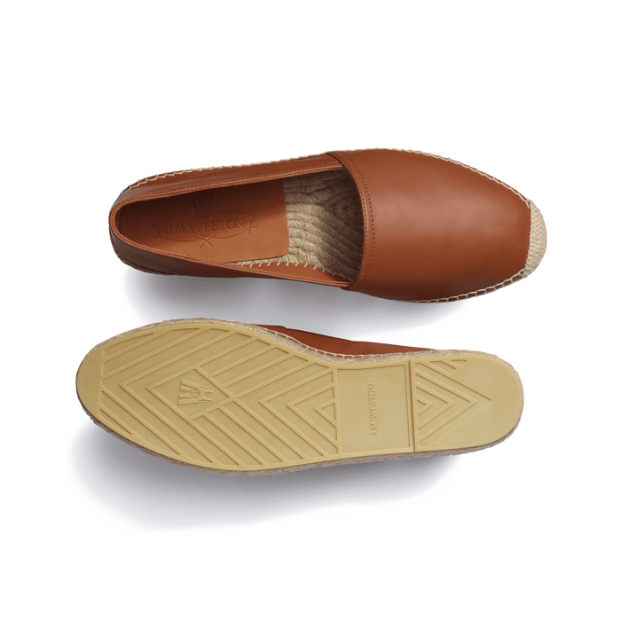 J.m. Weston Espadrille Wait And Sea Homme En Cuir Veau Nappa Bergeronnette