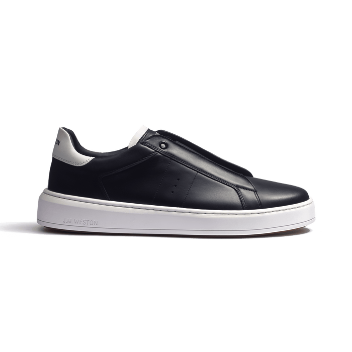 j.m. weston Basket On Time en cuir veau sport noir