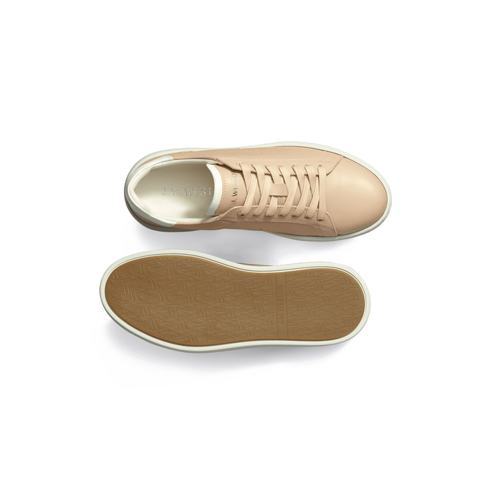 J.m. Weston Basket On Time En Cuir Veau Sport Rose