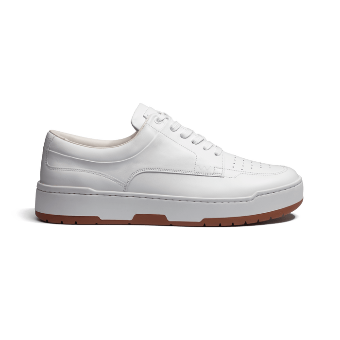 j.m. weston Basket On Top en cuir veau sport blanc