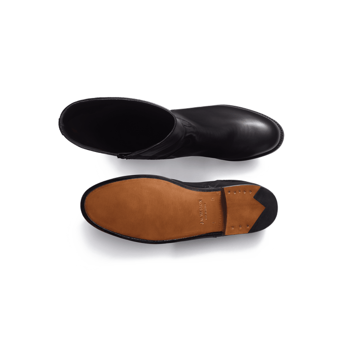 J.m. Weston Botte Femme En Cuir Lisse Noir