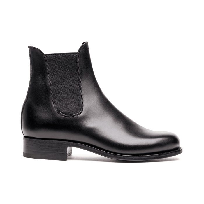 j.m. weston Bottine Cambre femme en cuir lisse noir