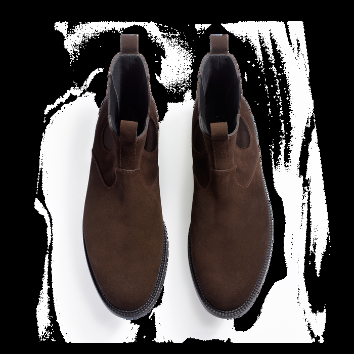 J.m. Weston Bottine Clément Homme En Velours Marron