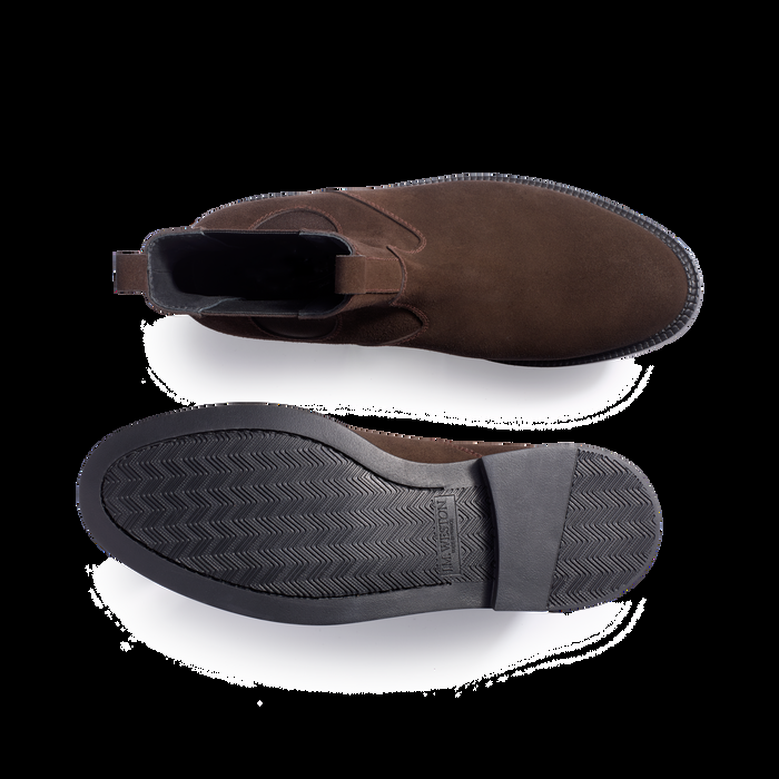 J.m. Weston Bottine Clément Homme En Velours Marron