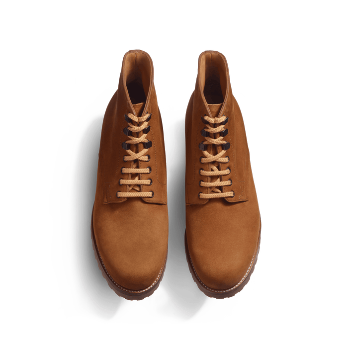 J.m. Weston Bottine Worker Femme En Nubuck Beachnut