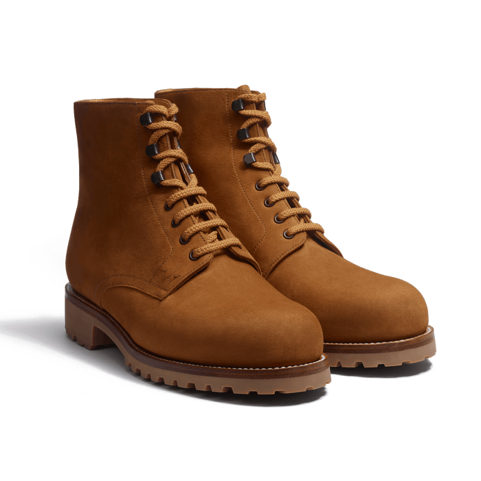 J.m. Weston Bottine Worker Homme En Nubuck Beachnut