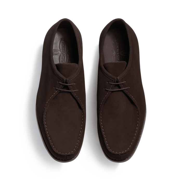 J.m. Weston Derby Cabourg Homme En Velours Marron