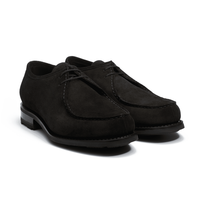 J.m. Weston Derby Cabourg Homme En Velours Noir