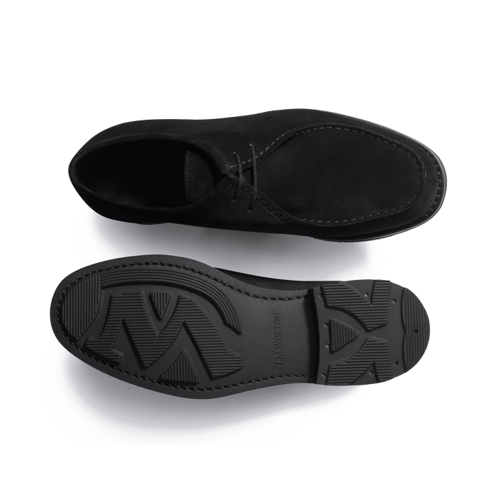 J.m. Weston Derby Cabourg Homme En Velours Noir