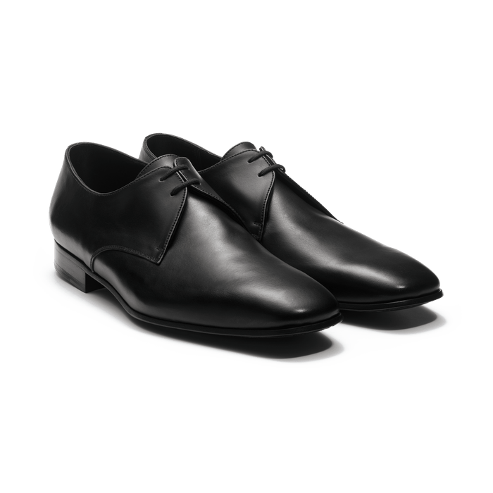 J.m. Weston Derby Cannes Homme En Cuir Lisse Noir