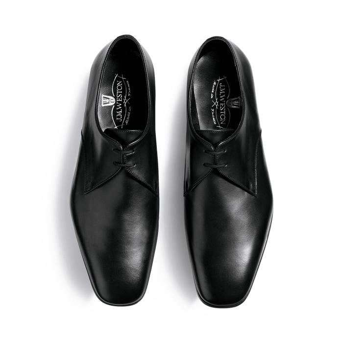 J.m. Weston Derby Cannes Homme En Cuir Lisse Noir