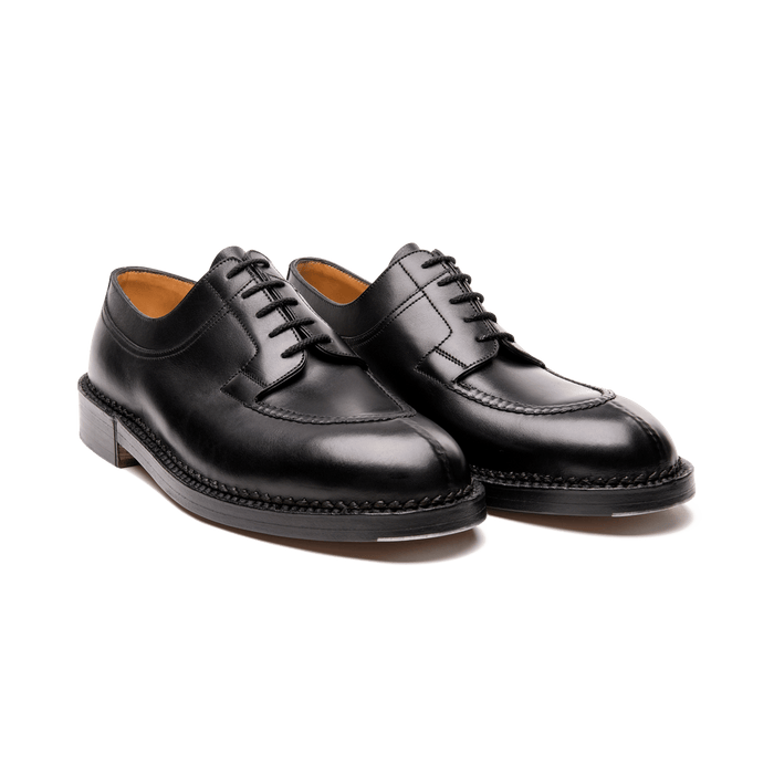 J.m. Weston Derby Chasse Homme En Cuir Lisse Noir