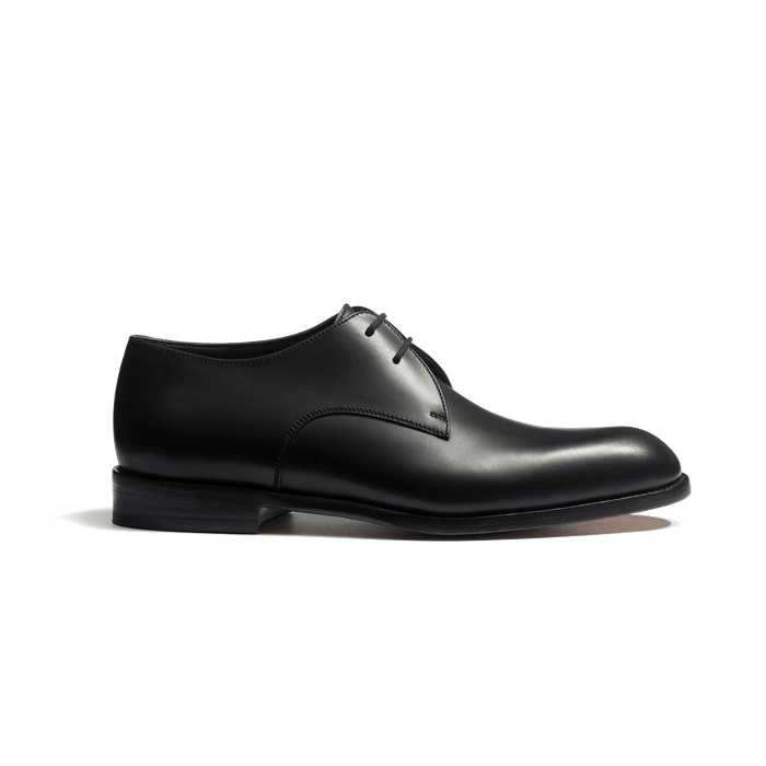 j.m. weston Derby Edouard femme en cuir lisse noir