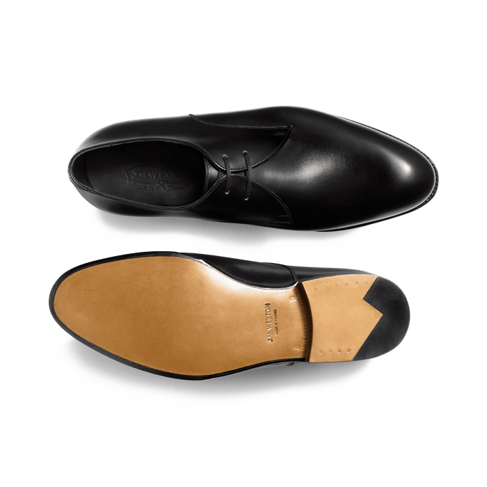 J.m. Weston Derby Edouard Homme En Cuir Lisse Noir