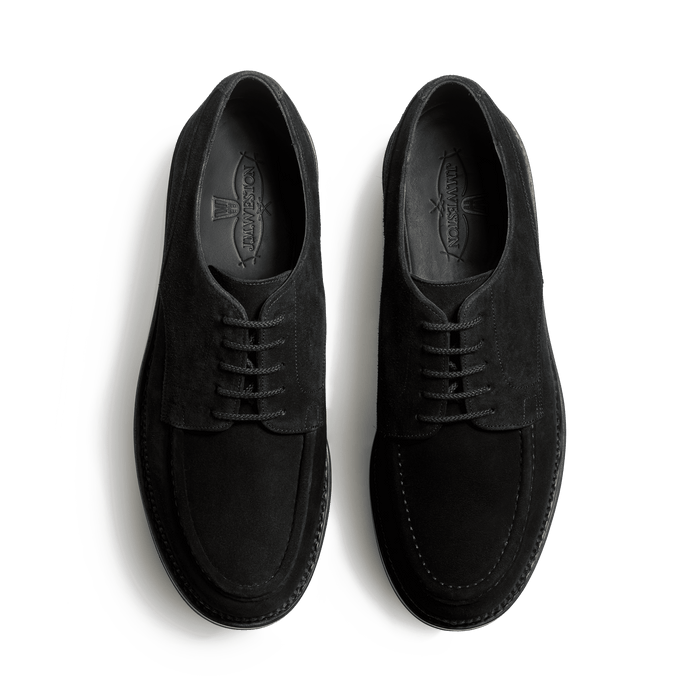 J.m. Weston Derby Golf Eugène Homme En Velours Noir