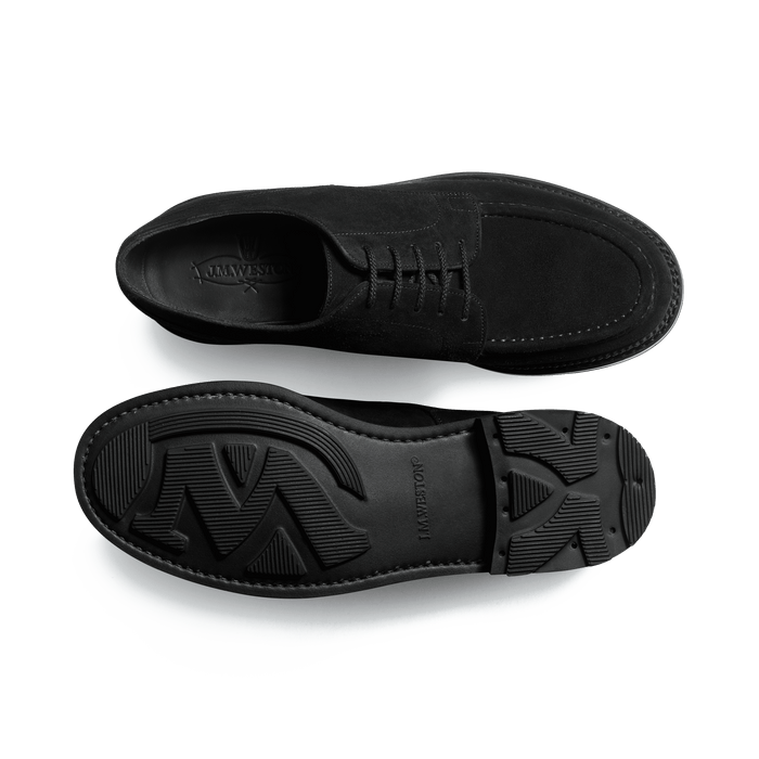 J.m. Weston Derby Golf Eugène Homme En Velours Noir