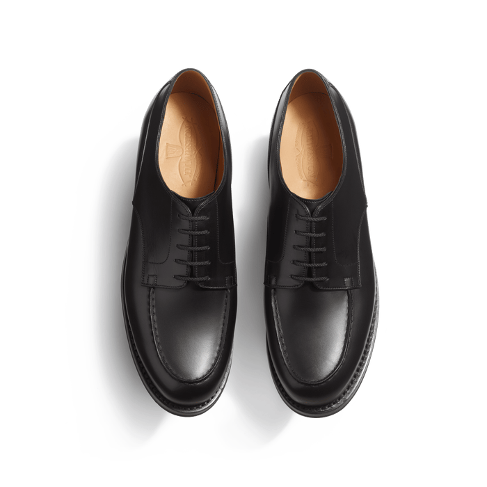 J.m. Weston Derby Golf Homme En Cuir Veau Box Noir