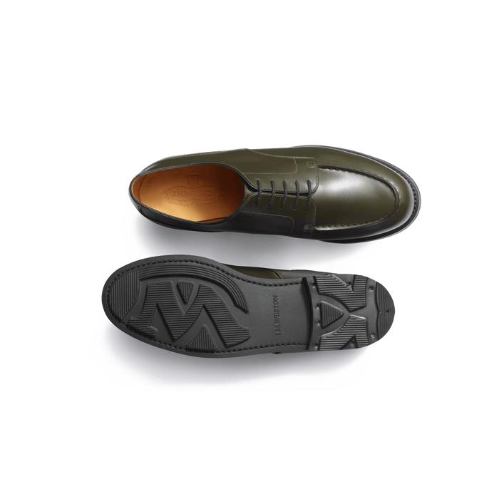 J.m. Weston Derby Golf Homme En Cuir Veau Box Vert