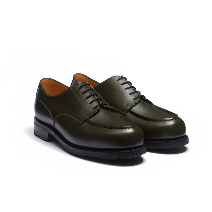 J.m. Weston Derby Golf Homme En Cuir Veau Box Vert