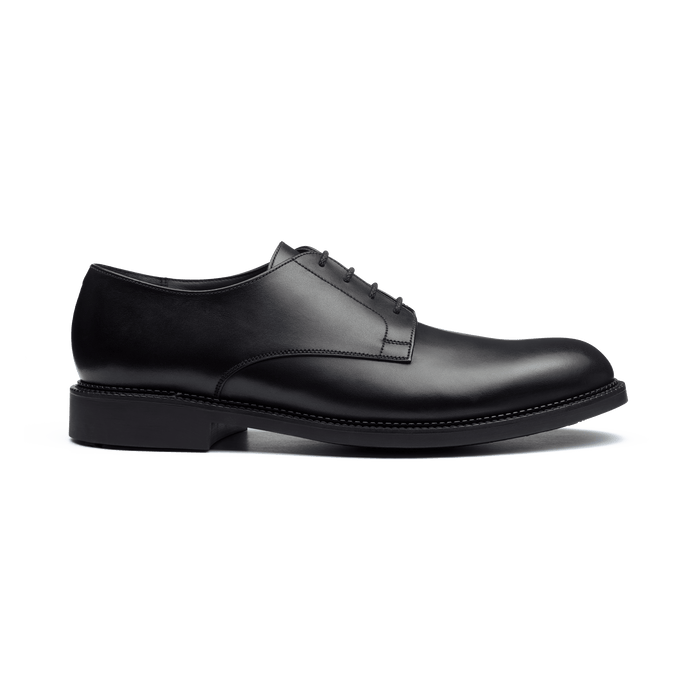 j.m. weston Derby Miles homme en cuir lisse noir