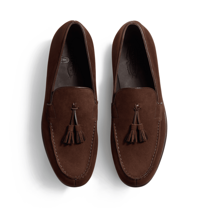 J.m. Weston Le Moc' Pampilles Homme En Nubuck Marron