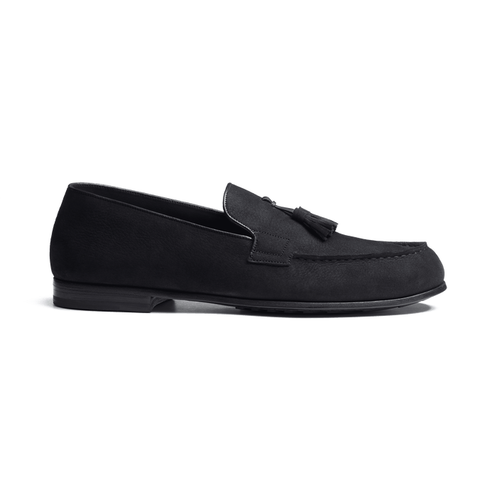 j.m. weston Le Moc' Pampilles homme en nubuck noir